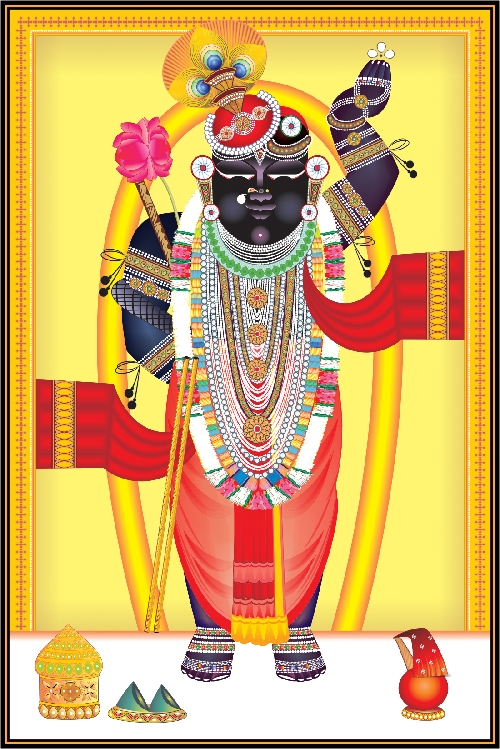 Shrinathji Agni Krishna Dwadashi Darshan Wall Art