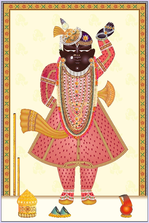 Magsar Krishna Saptami Darshan Wall Art | Nathdwara Rajasthan