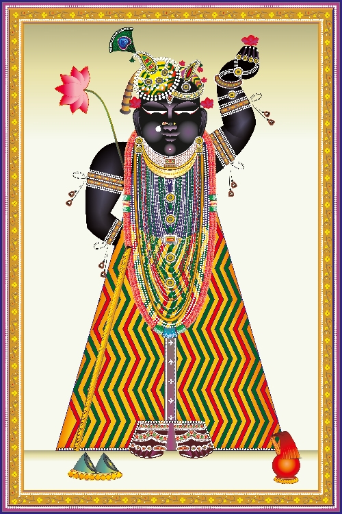 Shrinathji Leheriya Darshan Wall Art – Nathdwara Rajasthan
