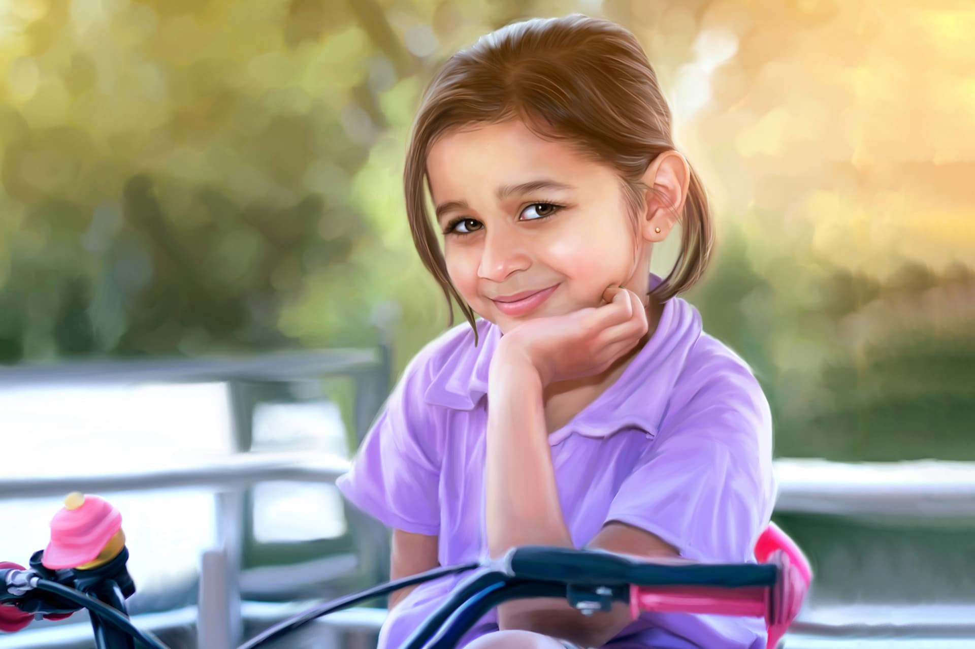 Children Portrait Paintings