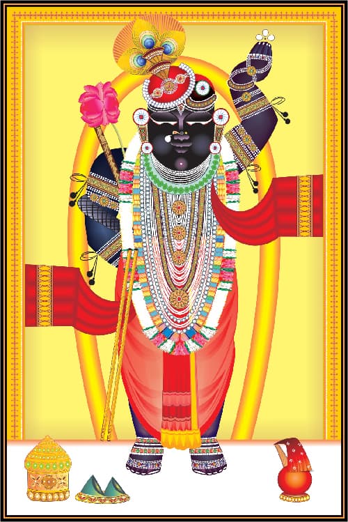 Shrinathji Agni Krishna Dwadashi Darshan Wall Art