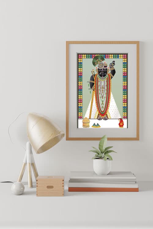 Shrinathji Pavitra Ekadashi Darshan Wall Art thumbnail 3