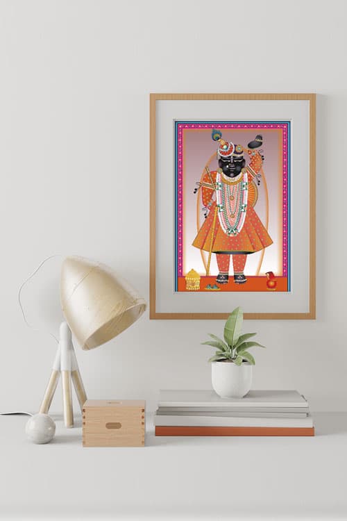 Shrinathji Bhai Dooj Darshan Wall Art – Nathdwara thumbnail 3
