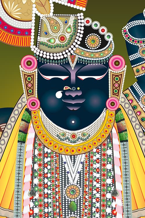 Falgun Shukla Ekadashi Darshan Shreenathji Canvas Art thumbnail 3