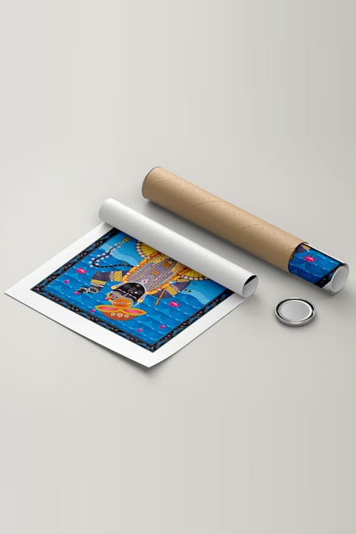 Falgun Shukla Tritiya Darshan Shreenathji Canvas Art thumbnail 4
