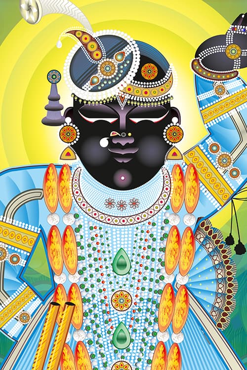Shrinathji Magh Krishna Chaturthi Darshan Wall Art thumbnail 2