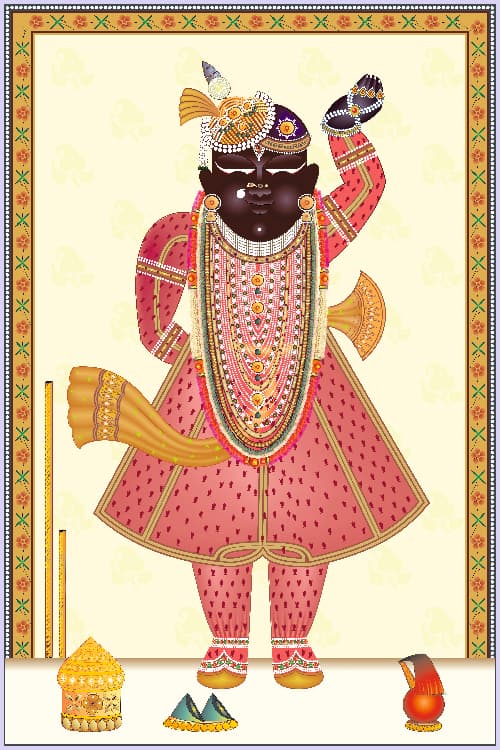 Magsar Krishna Saptami Darshan Wall Art | Nathdwara Rajasthan