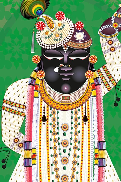 Shrinathji Vijayadashami Darshan Religious Wall Art thumbnail 2