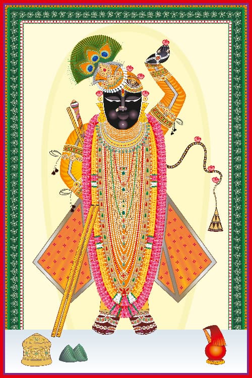 Shreenathji Shree Ram Navami Darshan Canvas Art | Nathdwara