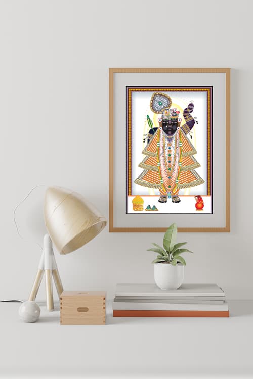 Shreenathji Shravan Krishna Saptami Darshan Art thumbnail 2