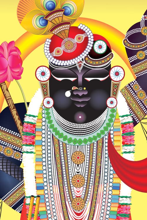 Shrinathji Agni Krishna Dwadashi Darshan Wall Art thumbnail 4