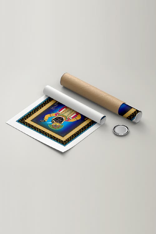 Shrinathji Traditional Pichwai Wall Art for Home Decor thumbnail 5