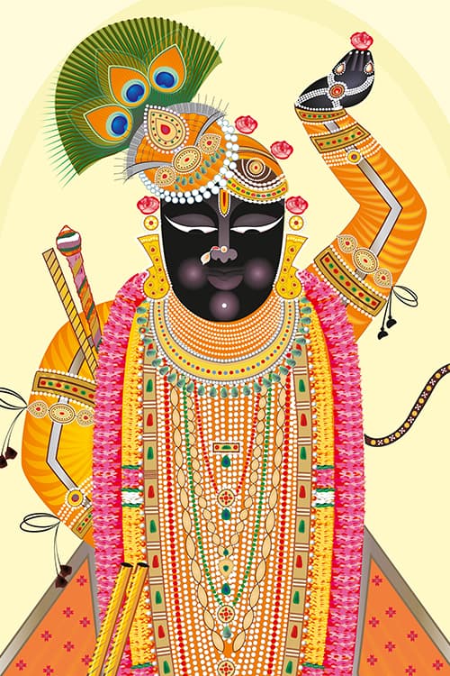 Shreenathji Shree Ram Navami Darshan Canvas Art | Nathdwara thumbnail 2