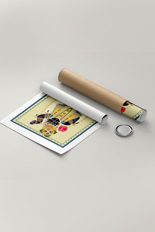 Vaman Dwadashi Shrinathji Swaroop Wall Art – Nathdwara Rajasthan thumbnail 4