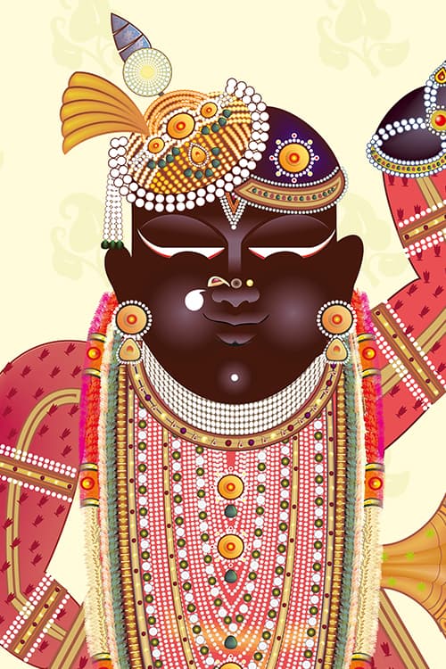 Magsar Krishna Saptami Darshan Wall Art | Nathdwara Rajasthan thumbnail 2