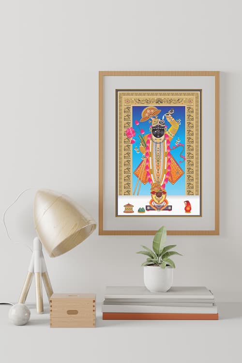 Shreenathji Chappan Bhog Darshan Canvas Painting thumbnail 2