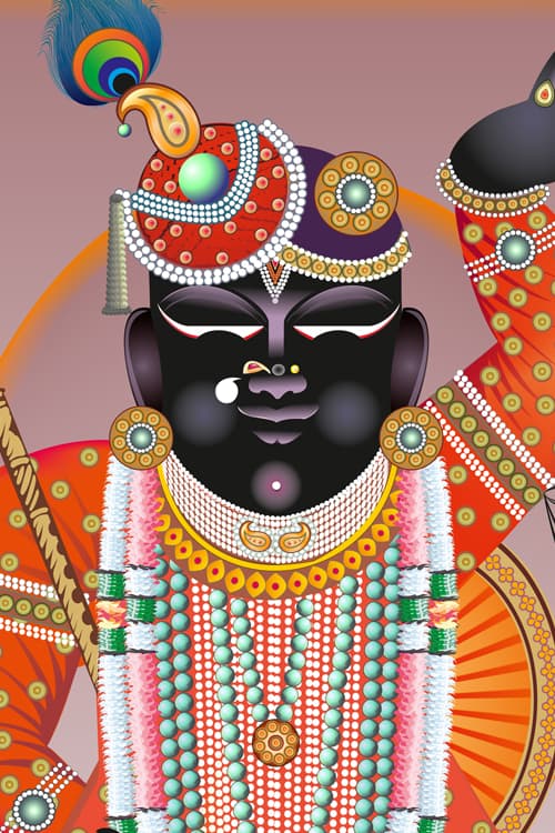 Shrinathji Bhai Dooj Darshan Wall Art – Nathdwara thumbnail 2
