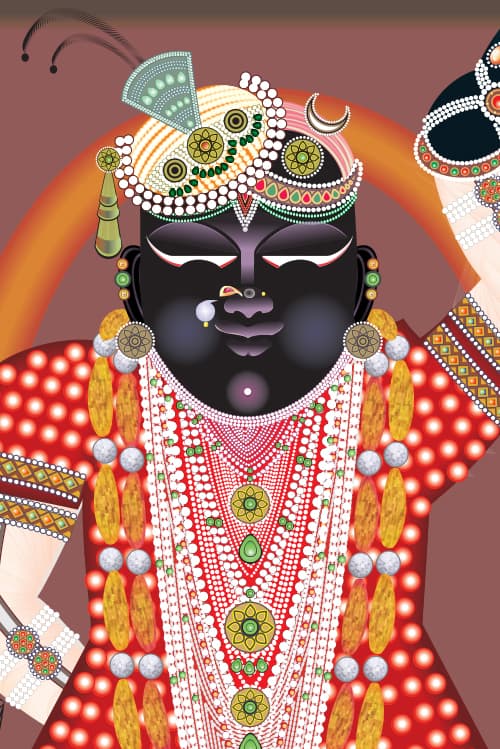 Vasant Panchami Shrinathji Darshan | Vaishnav Temple Art thumbnail 2