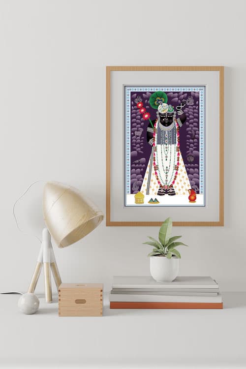 Shreenathji Sharad Purnima Shringar Darshan Wall Art thumbnail 3