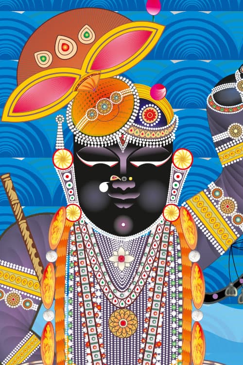 Falgun Shukla Tritiya Darshan Shreenathji Canvas Art thumbnail 2