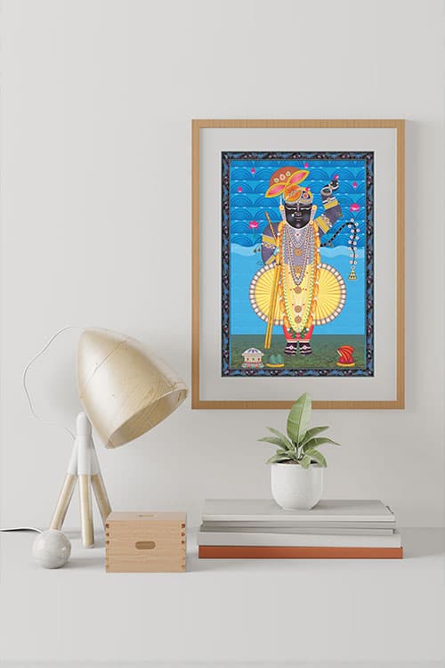 Falgun Shukla Tritiya Darshan Shreenathji Canvas Art thumbnail 3