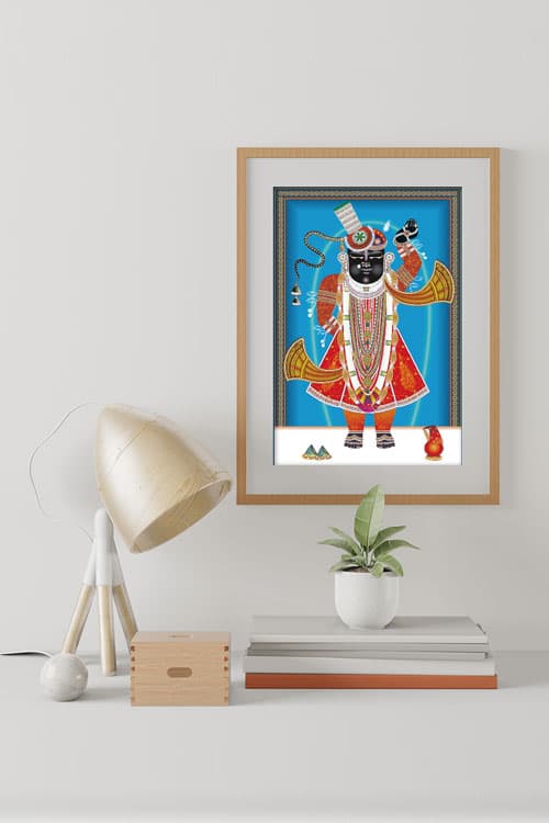Shrinathji Kartik Shukla Dwadashi Darshan Wall Art | Nathdwara thumbnail 3