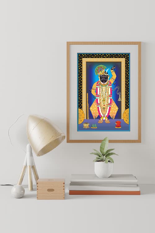 Shrinathji Traditional Pichwai Wall Art for Home Decor thumbnail 2