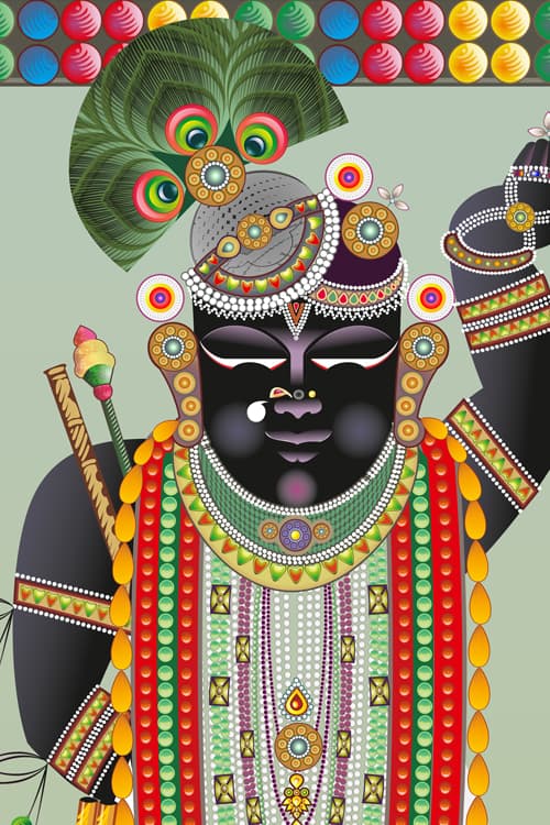 Shrinathji Pavitra Ekadashi Darshan Wall Art thumbnail 2